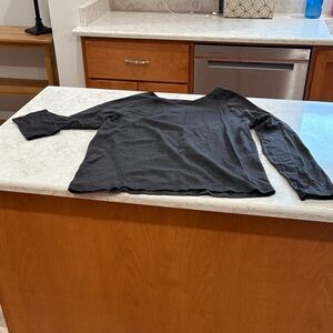 All in Motion Charcoal Gray Long Sleeve Top